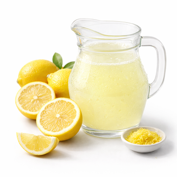 Refreshing Lemon Juice (Nimbu Juice) made fresh from hand-picked lemons