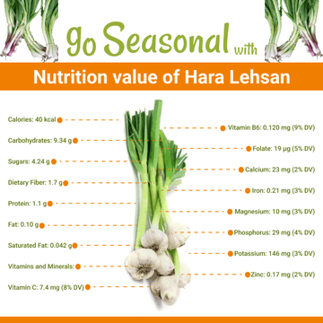 Hara Lehsan(ہرا لہسن) nutrition