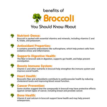 Broccoli (Broccoli / بروکلی) Benefits
