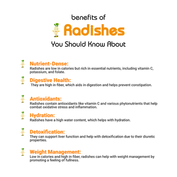 Radishes (Mooli / مولی) - Benefits